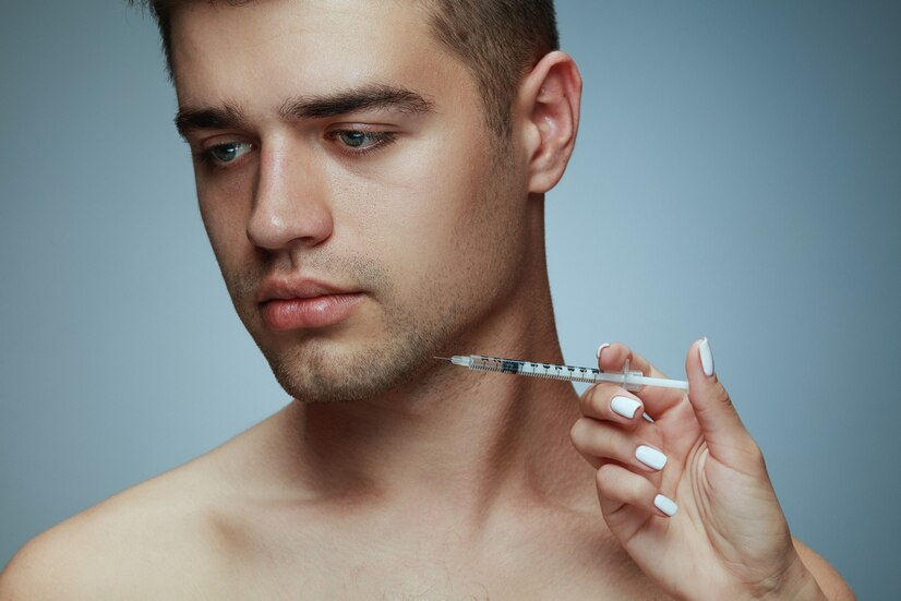 homme médecine esthétique soin botox